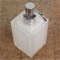 Soap Dispenser, Square, White, Countertop